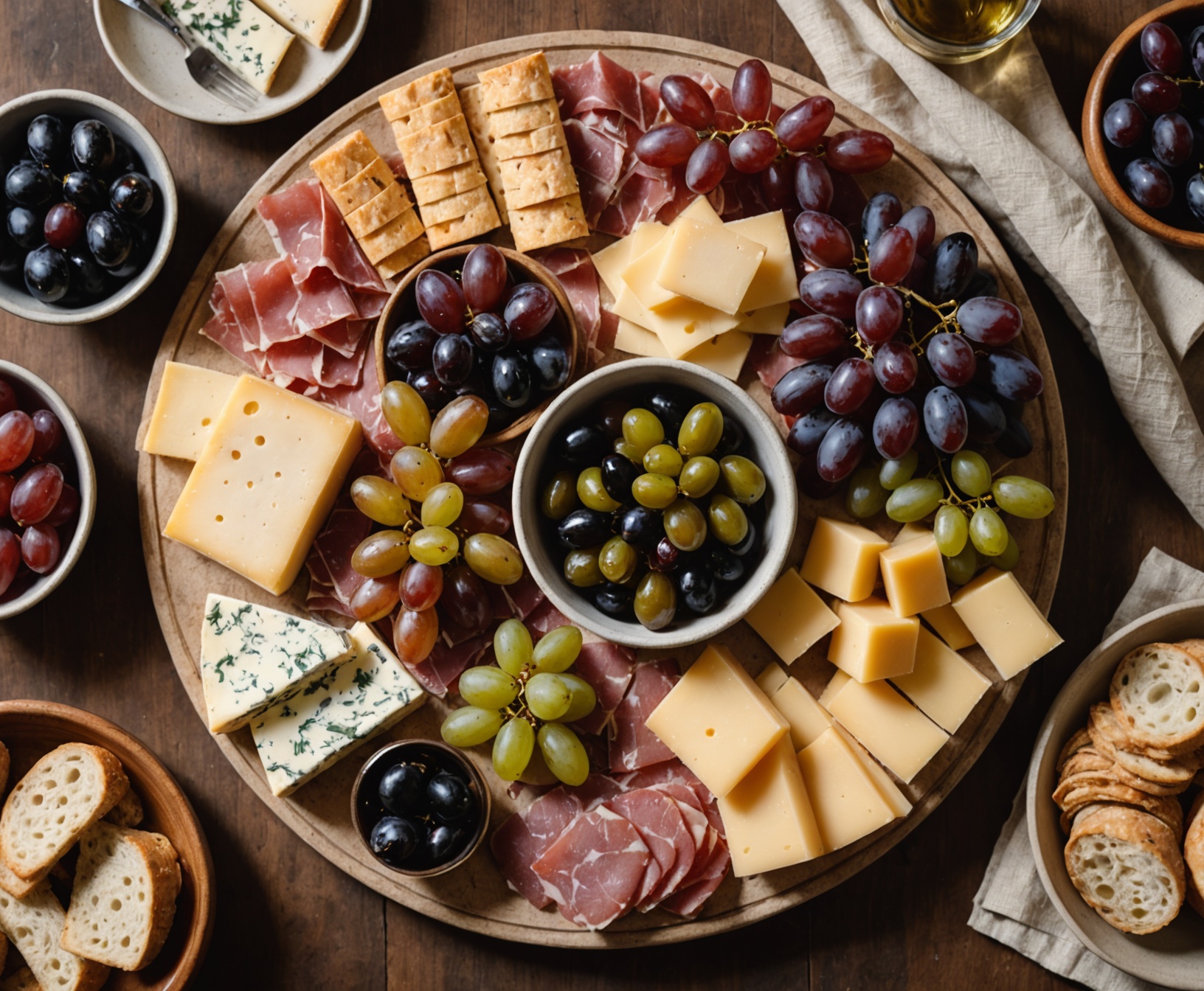 Cheese and cold cut platter