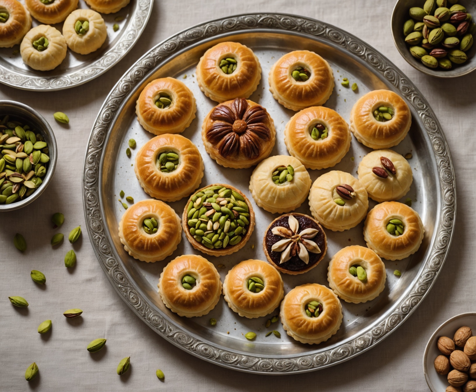 Assorted Lebanese pastries